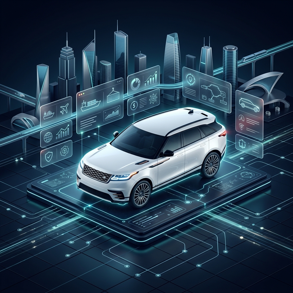 Premium 3D-Grafik für Auto Export in Memmingen
