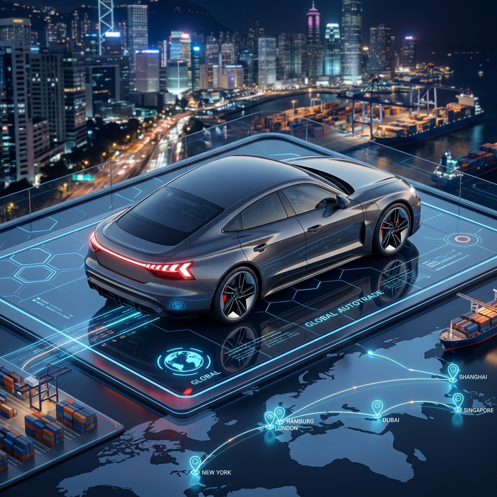 Premium 3D-Grafik für Auto Export in L&uuml;nen